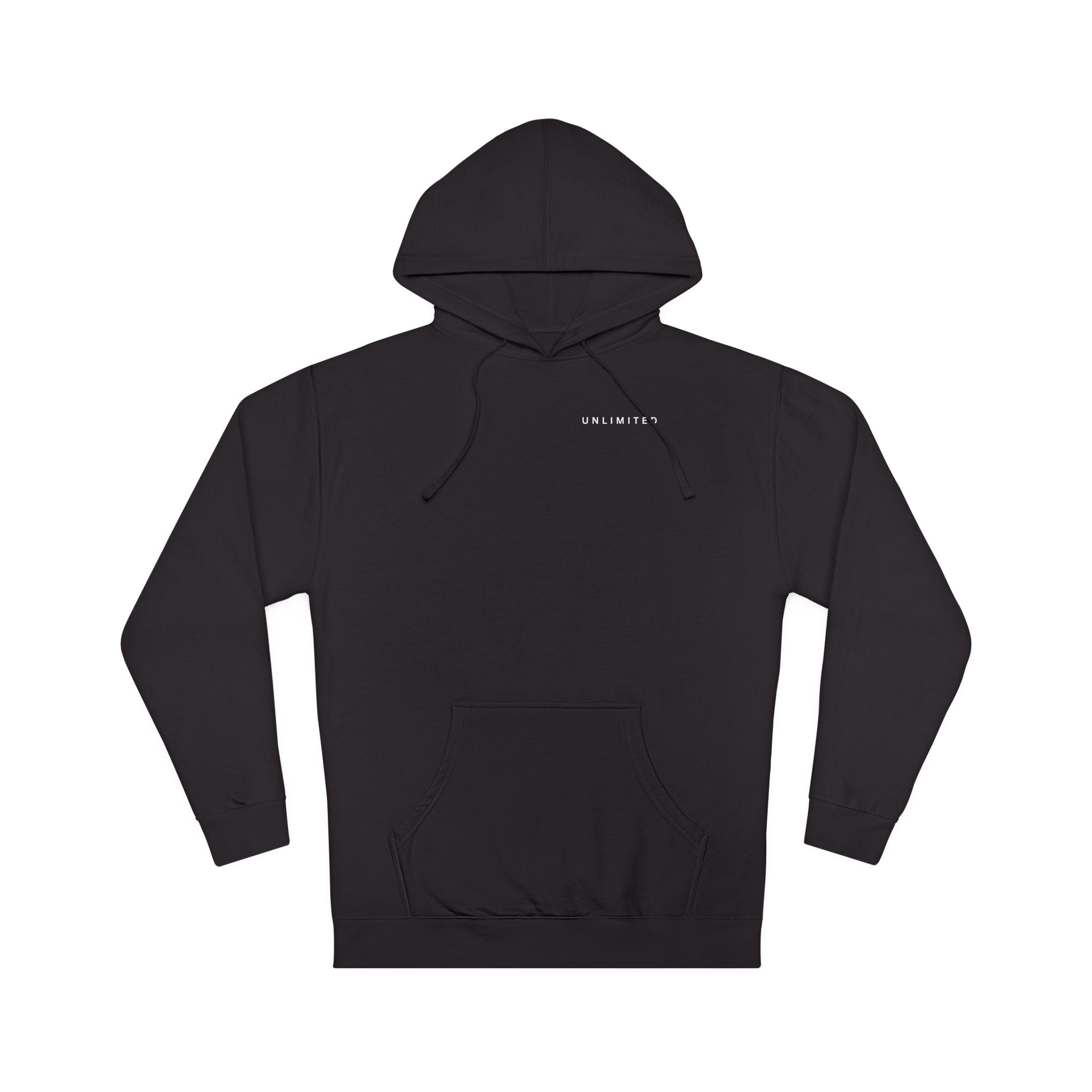 Hope of Life Hoodie — Minimal Text White Pullover