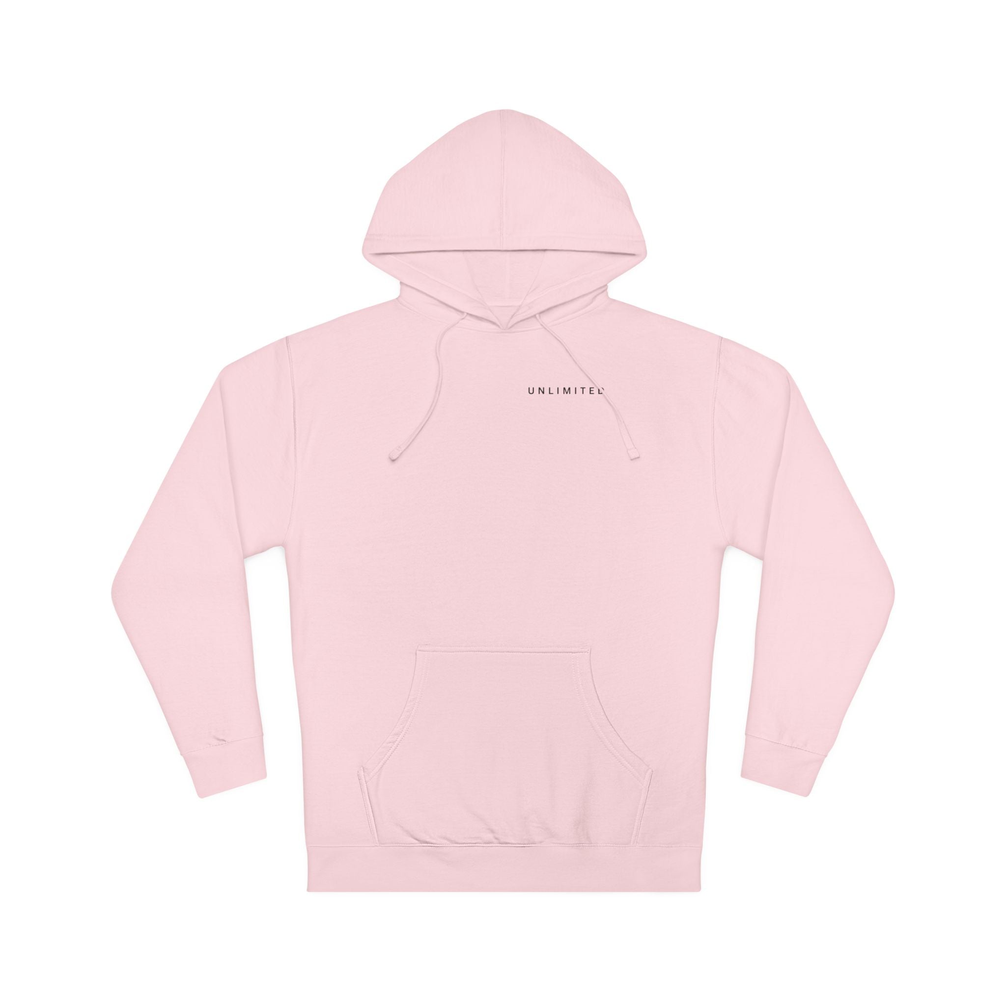 Hope of Life Hoodie — Minimal Text White Pullover
